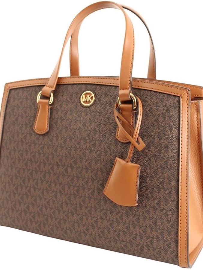Authentic Michael Kors Chantal Medium Logo Satchel